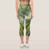 Bambus Stretch Capri Leggings (Rückseite)