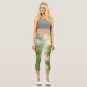 Bambus Stretch Capri Leggings (Vorderseite)