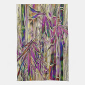 Bambus Tree Digital Malerei Original Handtuch (Vertikal)