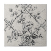 Bambus Trellis Repro Fliese (Vorderseite)