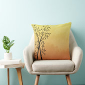 Bambus und Bergblick Sonnenuntergang Kissen (Stuhl )