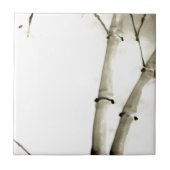 Bambus und Blätter Fliese (Vorderseite)