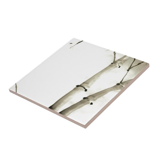 Bambus und Blätter Fliese (Seite)