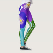Bambus und Hibiskus Leggings (Rechts)