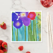 Bambus und Hibiskus Serviette (Beispiel)