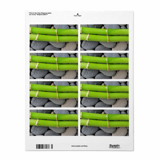 Bambus und Kies (Vorne)