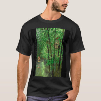 Bambus und Laternen T-Shirt