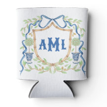 Bambus und Olivenöl Topiary Wappen | Monogramm