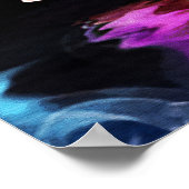 Bambus und Orchidee Poster (Ecke)