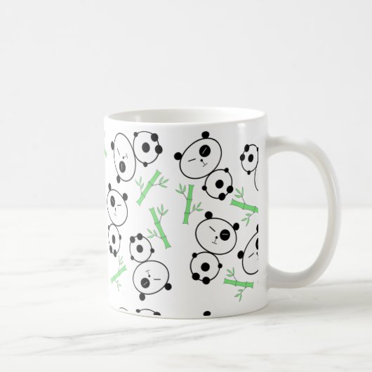 Bambus und Pandas Tasse (Rechts)
