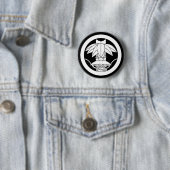 Bambus- und Riedhut im Kreis Button (Beispiel)