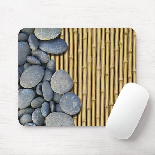 Bambus und Steine Mousepad (Mit Mouse)