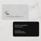 Bambus und Stones Corporate Visitenkarte (Vorne/Hinten)