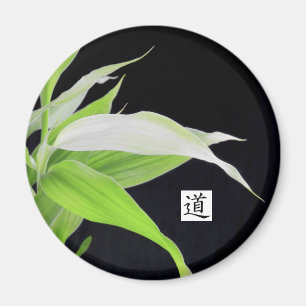 Bambus verlässt viel Glück Glück-Magneten Magnet