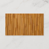 Bambus Visitenkarte (Rückseite)