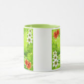 Bambus, Wasser und tropische Blume Tasse (Zentrum)