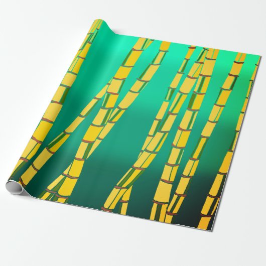 Bambus-Wrapping-Papier Geschenkpapier (Ungerollt)