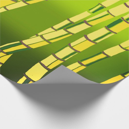 Bambus-Wrapping-Papier Geschenkpapier (Ecke)