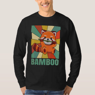 Bambus-Zitat für einen roten Panda-Experten T-Shirt