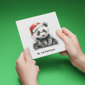 Bambusbär's Erste Weihnachten, Brauch Einladung