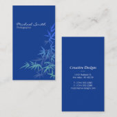 Bambusblau Visitenkarte (Vorne/Hinten)