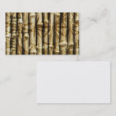 Bambusentwurf Visitenkarte (Vorne/Hinten)