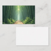 Bambuskarte Visitenkarte (Vorne/Hinten)