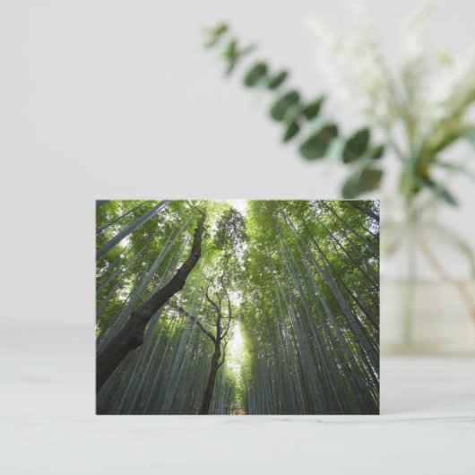 Bambuskorridor Postkarte (Stehend Vorderseite)