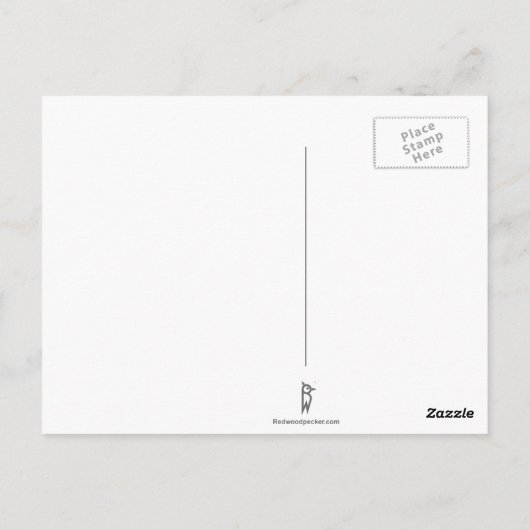 Bambuskorridor Postkarte (Rückseite)