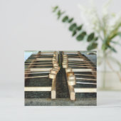 Bambusladinen Postkarte (Stehend Vorderseite)