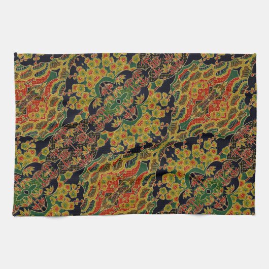 Bambusleaf Blume Geschirrtuch (Horizontal)