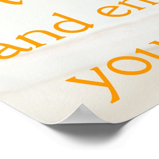 Bambusmassage am Fuß Poster (Ecke)