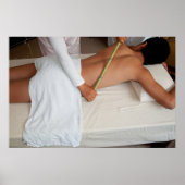 Bambusmassage an den Rippen Poster (Vorne)
