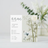 Bambusmoon und Crane Bird (Stehend Vorderseite)