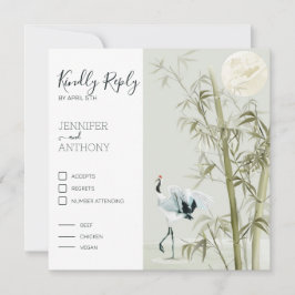 Bambusmoon und Crane Bird