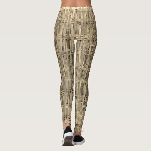 Bambusmuster Leggings (Rückseite)