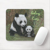 Bambusnest-Panda-Bär mousepad Gefühl Cozy (Mit Mouse)