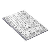 Bambuspanda-Gekritzel Notizblock (Rechte Seite)