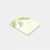 Bambusstalks und -Blätter, in Druckform - 4x3 Post-it Klebezettel (angewinkelt)