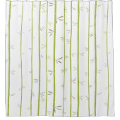 Bambusstil Duschvorhang (Vorderseite)