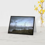 Bambusstrand Karte (Gelbe Blume)