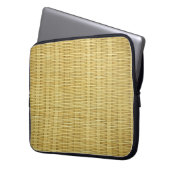 Bambusstreifen Laptopschutzhülle (Vorderseite Links)