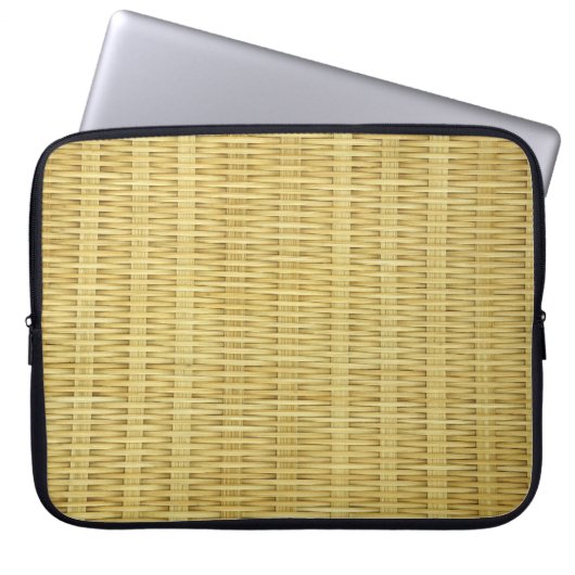 Bambusstreifen Laptopschutzhülle (Vorderseite)