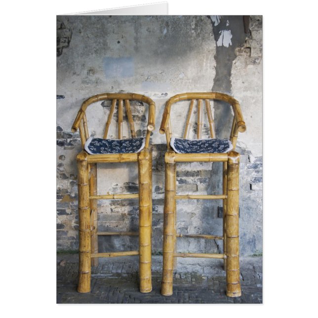 Bambusstühle im alten Stil, Xitang, Zhejiang, (Vorne)
