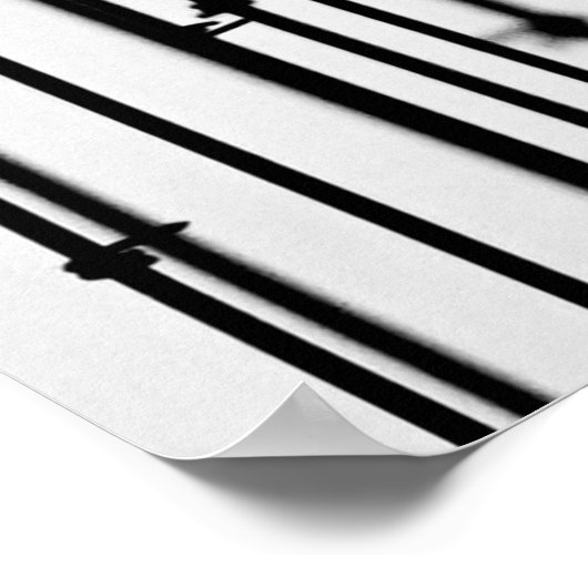 Bambustapete Poster (Ecke)