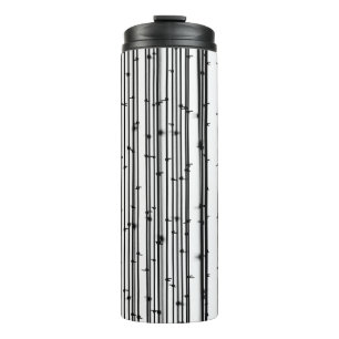 Bambustapete Thermosbecher