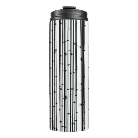 Bambustapete Thermosbecher (Vorderseite)