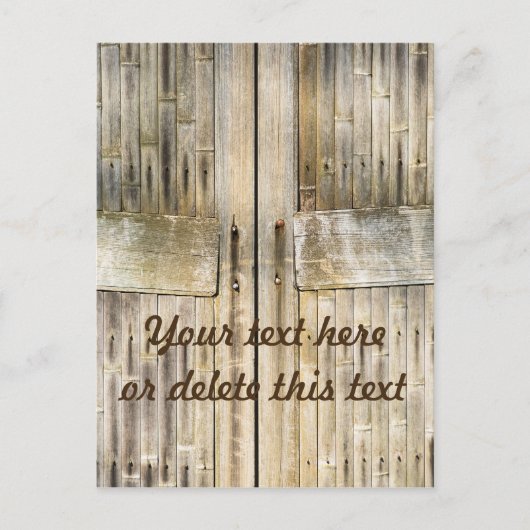 Bambustore Postkarte (Vorderseite)
