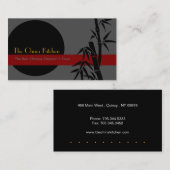 BambusVisitenkarten Visitenkarte (Vorne/Hinten)