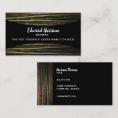 BambusVisitenkarten Visitenkarte (Vorne/Hinten)